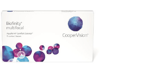 Biofinity multifocal kontaktlinser fra Coopervision