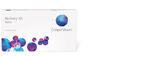 Biofinity XR Toric kontaktlinser fra Coopervision