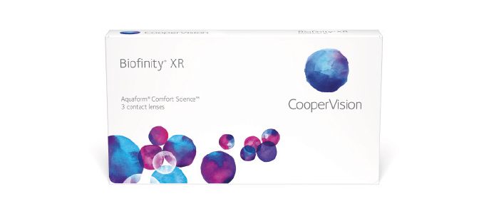 Biofinity XR kontaktlinser fra CooperVision